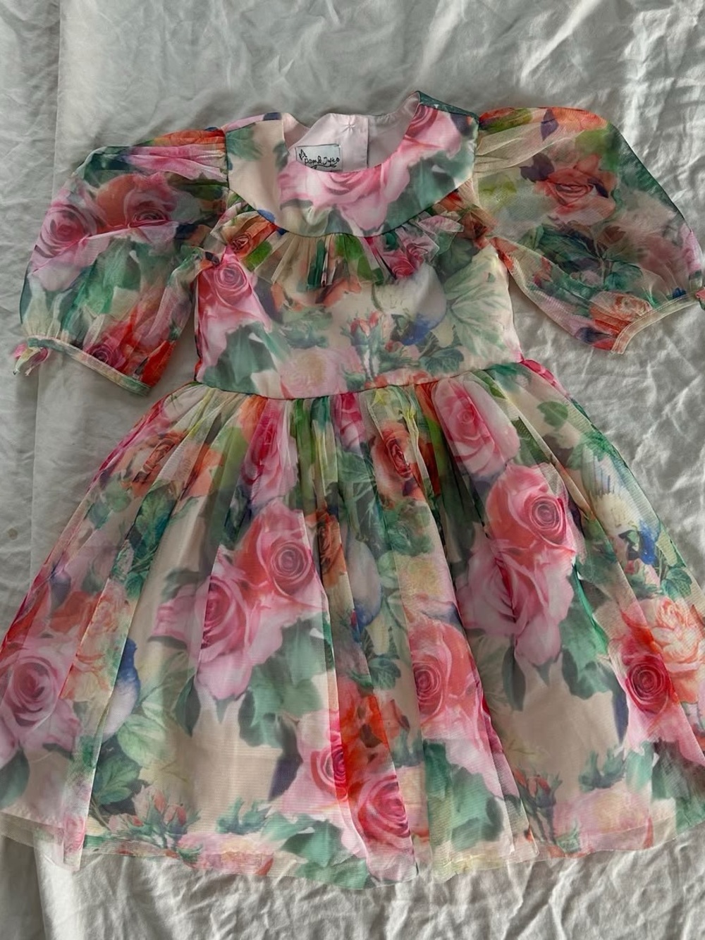 Pippa & Julie Floral Puff Sleeve Dress